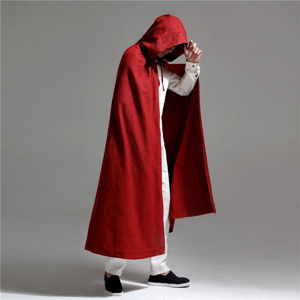 chinese men cloak cotton coats solid color long sleeve cardigan retro kimono streetwear 2021 casual trench men outerwear 11181, Red
chinese men cloak cotton coats solid color long sleeve cardigan retro kimono streetwear 2021 casual trench men outerwear 11181, Red