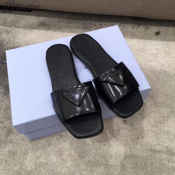 slippers prowow women's low heel slipper 2021 fashionable wear versatile flat bottom leather flip flops, Black
slippers prowow women's low heel slipper 2021 fashionable wear versatile flat bottom leather flip flops, Black
