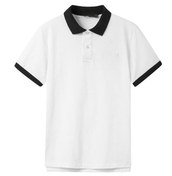 qulogo131 loose origin young men's summer short-sleeved shirt, White;black 
qulogo131 loose origin young men's summer short-sleeved shirt, White;black