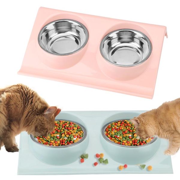 cat bowl feeding dishes for dog puppy cats stainless steel pet water feeder double pets supplies bowls & feeders
cat bowl feeding dishes for dog puppy cats stainless steel pet water feeder double pets supplies bowls & feeders