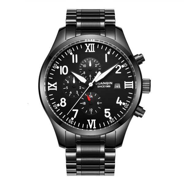 watch guanqin 2021 design luxury brand men waterproof automatic mechanical casual business luminous wristwatch, Slivery;brown
watch guanqin 2021 design luxury brand men waterproof automatic mechanical casual business luminous wristwatch, Slivery;brown