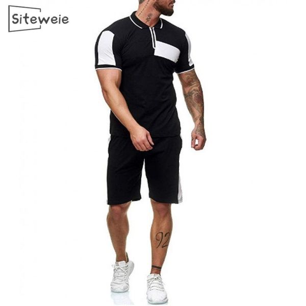 men's tracksuits siteweie mens clothes two piece set summer short sports tees fashion patchwork casual shorts breathable comfortable 20, Gray
men's tracksuits siteweie mens clothes two piece set summer short sports tees fashion patchwork casual shorts breathable comfortable 20, Gray