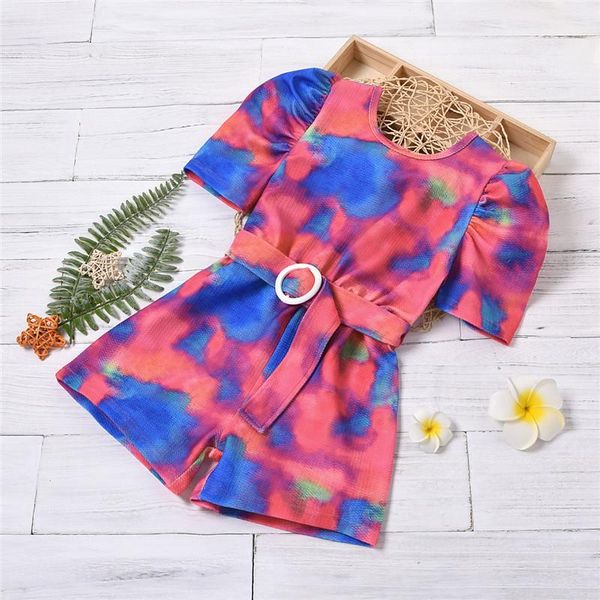 jumpsuits children summer clothes 1-6y toddler kid baby girls puff short sleeve belt tie dye romper pants overalls outfits, Blue
jumpsuits children summer clothes 1-6y toddler kid baby girls puff short sleeve belt tie dye romper pants overalls outfits, Blue