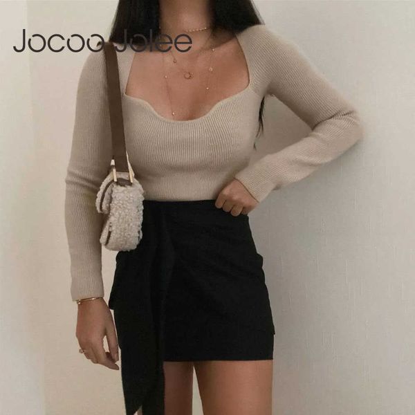 jocoo jolee women knitted sweater screw thread long sleeve solid heart-neck elegant casual slim-fit tight pullover 210619, White
jocoo jolee women knitted sweater screw thread long sleeve solid heart-neck elegant casual slim-fit tight pullover 210619, White