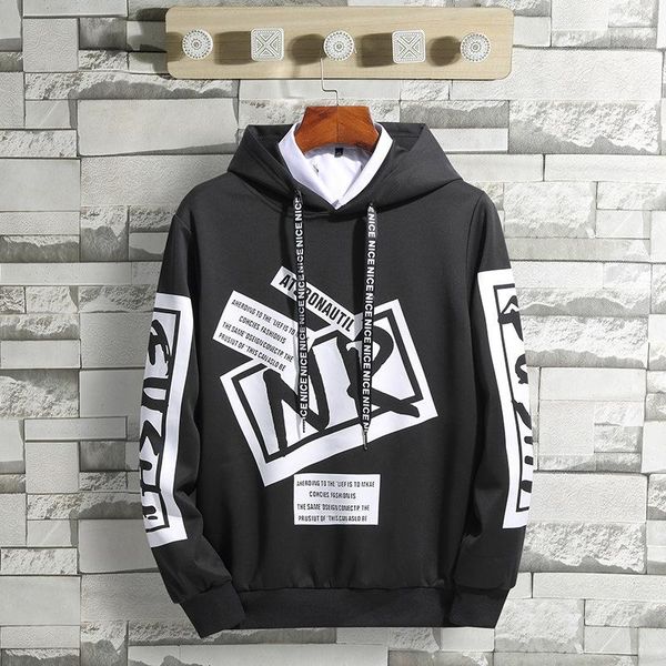 men's hoodies & sweatshirts fashion printed products trend loose outdoor casual, Black
men's hoodies & sweatshirts fashion printed products trend loose outdoor casual, Black