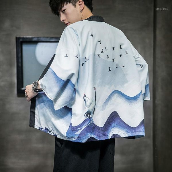 men's jackets kemoy 2021 chinese style printed casual oversize jacket male open stitch clothing, Black;brown
men's jackets kemoy 2021 chinese style printed casual oversize jacket male open stitch clothing, Black;brown