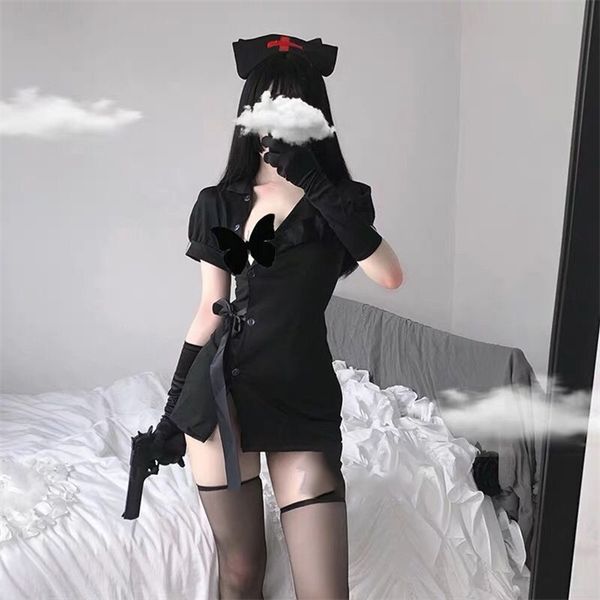 pink erotic nurse costume maid uniform cosplay lingerie gothic punk style women role play outfit for girls cool gifts, Black;white
pink erotic nurse costume maid uniform cosplay lingerie gothic punk style women role play outfit for girls cool gifts, Black;white