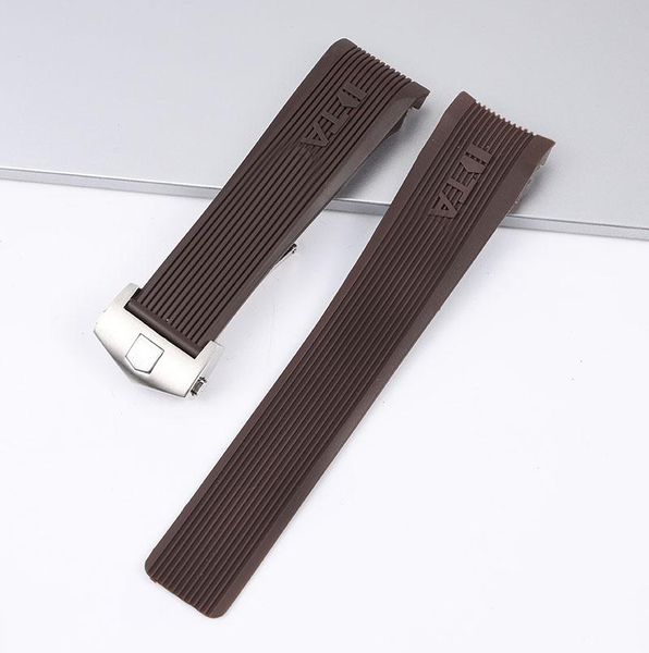 watch bands silicone rubber 24mm black brown watchband for tag heue-r strap waterproof sport tape deployment clasp
watch bands silicone rubber 24mm black brown watchband for tag heue-r strap waterproof sport tape deployment clasp