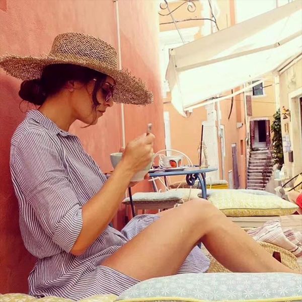 outdoor hats fashion sunhat wide drop chapeau protection women sun femme grasses natural brim visor straw summer beach hat sum, Black;white
outdoor hats fashion sunhat wide drop chapeau protection women sun femme grasses natural brim visor straw summer beach hat sum, Black;white