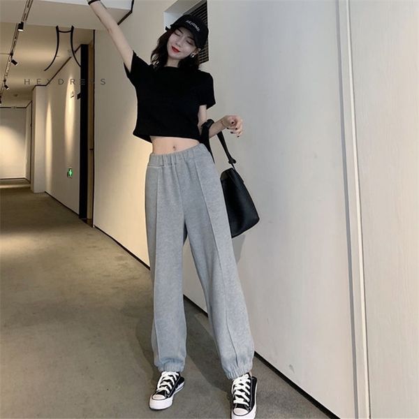 short sleeve black two piece set casual loose elastic straight pants high waist womens outfits crop and trousers 2piece 210517, White
short sleeve black two piece set casual loose elastic straight pants high waist womens outfits crop and trousers 2piece 210517, White