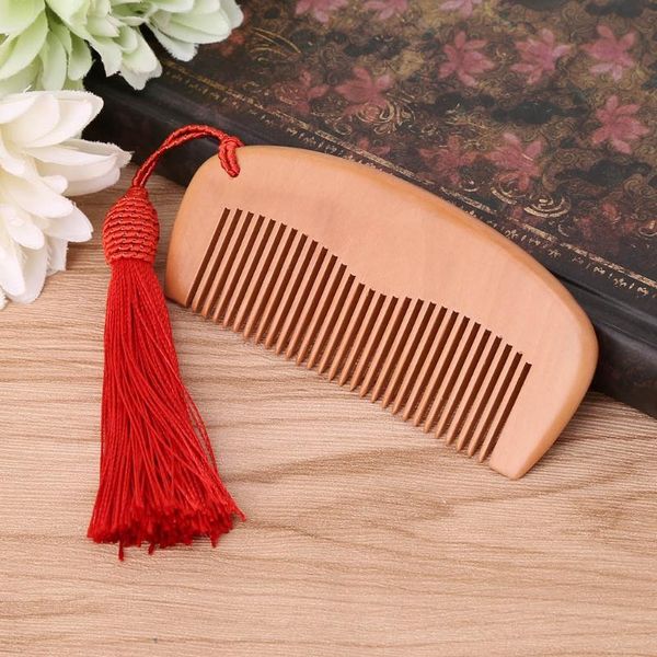 trendy hair tassel natural peach wood wooden comb anti-static beard combs tool d5bf brushes, Silver
trendy hair tassel natural peach wood wooden comb anti-static beard combs tool d5bf brushes, Silver