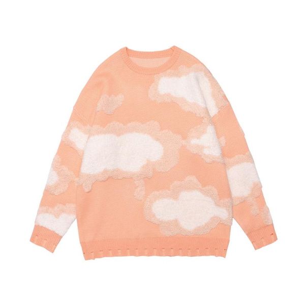 women's sweaters pink cloud print green casual knitted winter clothes women oversized sweater clothing streetwear sweatshirts, White;black
women's sweaters pink cloud print green casual knitted winter clothes women oversized sweater clothing streetwear sweatshirts, White;black