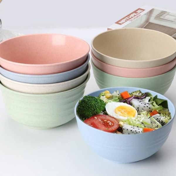 4pcs wheat straw salad bowls unbreakable mixing reusable dishwasher microwave safe soup for home kitchen tableware
4pcs wheat straw salad bowls unbreakable mixing reusable dishwasher microwave safe soup for home kitchen tableware