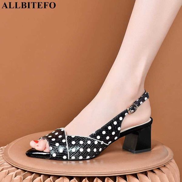 allbitefo thick heels genuine leather wave point summer women sandals women heels shoes gladiator sandals women 210611, Black
allbitefo thick heels genuine leather wave point summer women sandals women heels shoes gladiator sandals women 210611, Black