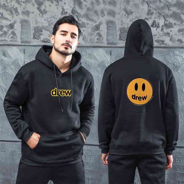 hip hop hooded sweater men's sports long sleeve trend drew house smiling face print fashion loose sweater, Black
hip hop hooded sweater men's sports long sleeve trend drew house smiling face print fashion loose sweater, Black