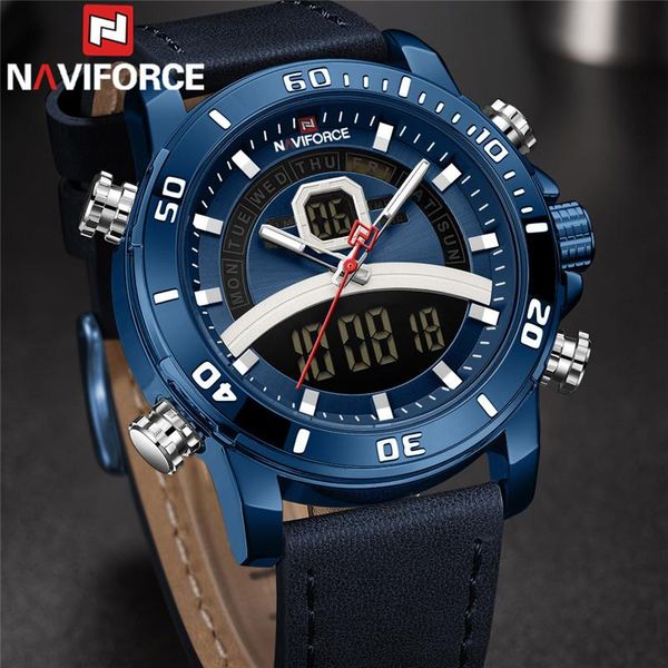 wristwatches naviforce men watch digital sport man wristwatch military army blue genuine leather led quartz male clock 9181, Slivery;brown
wristwatches naviforce men watch digital sport man wristwatch military army blue genuine leather led quartz male clock 9181, Slivery;brown