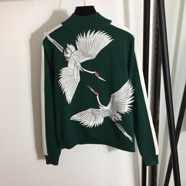 autumn casual clothes black sports suits women green bird embroidery pants set women's two piece, White
autumn casual clothes black sports suits women green bird embroidery pants set women's two piece, White