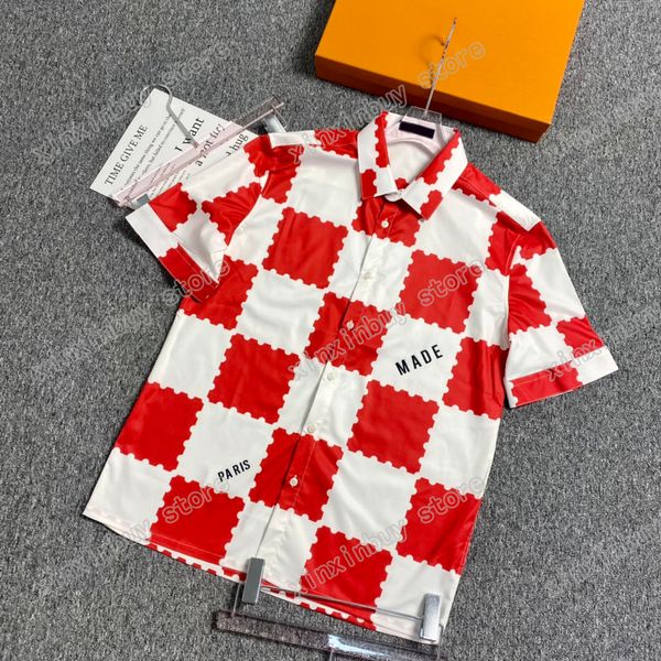 22ss men women designers t-shirts tee plaid shirt print short sleeve man crew neck paris fashion streetwear red blue s-2xl, White;black
22ss men women designers t-shirts tee plaid shirt print short sleeve man crew neck paris fashion streetwear red blue s-2xl, White;black