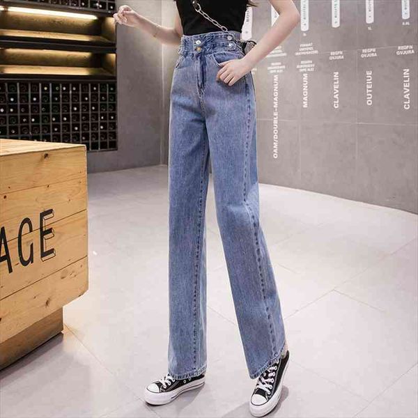5xl loose and thin korean women jeans style high waist wide-leg plus size straight leg pants, Blue
5xl loose and thin korean women jeans style high waist wide-leg plus size straight leg pants, Blue