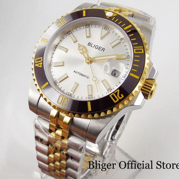 wristwatches sapphire glass automatic men watch miyota movement jubilee band rotating bezel, Slivery;brown
wristwatches sapphire glass automatic men watch miyota movement jubilee band rotating bezel, Slivery;brown