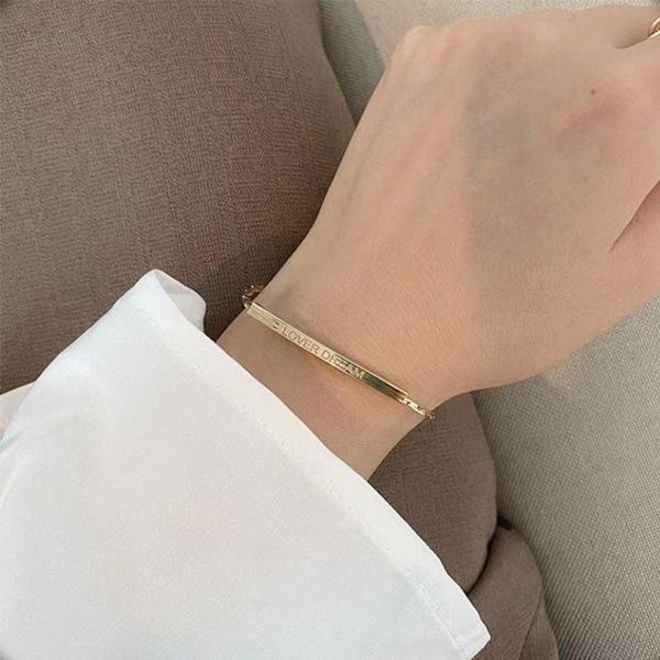 charm bracelets japan and south korea style letter pull adjustable bracelet female fashion cool sweet jewelry, Golden;silver
charm bracelets japan and south korea style letter pull adjustable bracelet female fashion cool sweet jewelry, Golden;silver