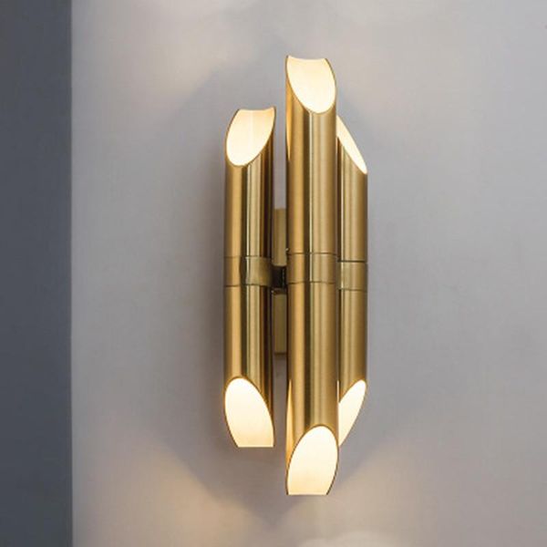 wall lamp nordic creative bamboo post-modern luxury minimalist golden el living room light
wall lamp nordic creative bamboo post-modern luxury minimalist golden el living room light