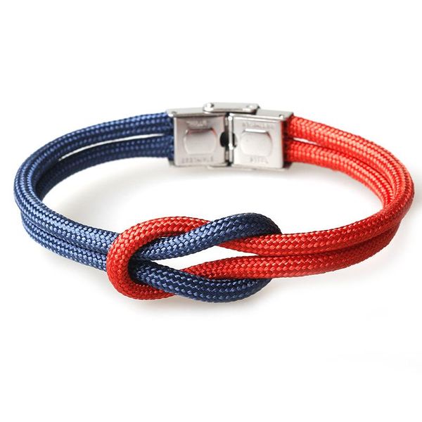 charm bracelets high quailty men women nylon corde infinity knot bracelet fold over clasp navy style friendship jewelry pulseras sl135, Golden;silver
charm bracelets high quailty men women nylon corde infinity knot bracelet fold over clasp navy style friendship jewelry pulseras sl135, Golden;silver