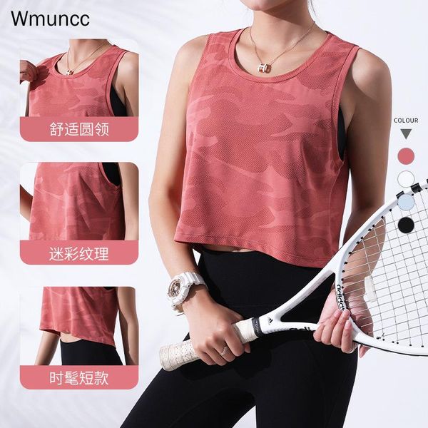 yoga outfit wmuncc women's round neck camouflage cute sports vest running fitness sleeveless top
yoga outfit wmuncc women's round neck camouflage cute sports vest running fitness sleeveless top