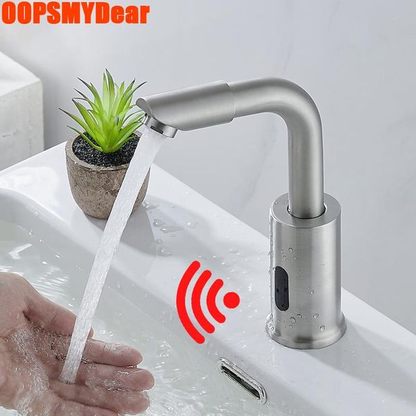 smart touchless faucet bathroom infrared motion sensor tap sus304 stainless steel automatic grifos modern brush nickel torneiras sink faucet
smart touchless faucet bathroom infrared motion sensor tap sus304 stainless steel automatic grifos modern brush nickel torneiras sink faucet
