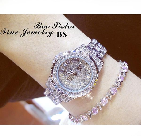 luxury women watch gift to wife wrist bracelet water resistant female ladies quartz full bling diamand wristwatches, Slivery;brown
luxury women watch gift to wife wrist bracelet water resistant female ladies quartz full bling diamand wristwatches, Slivery;brown