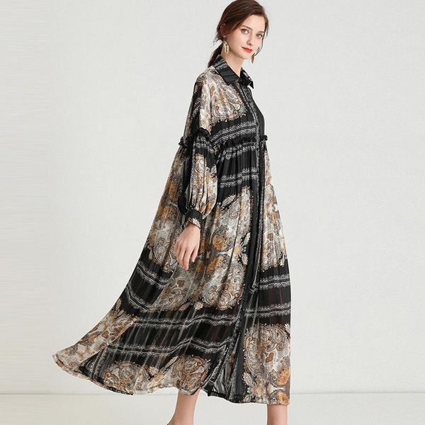 casual dresses dress women 2021 spring summer plus size long sleeve retro printing chiffon vintage maxi sundress vestidos, Black;gray
casual dresses dress women 2021 spring summer plus size long sleeve retro printing chiffon vintage maxi sundress vestidos, Black;gray