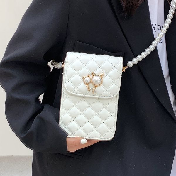 women's lozenge crossbody pearl chain shoulder small pu leather messenger rhombus lattice handbags
women's lozenge crossbody pearl chain shoulder small pu leather messenger rhombus lattice handbags