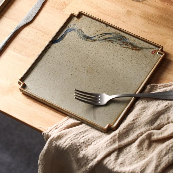 dishes & plates japanese-style ceramic western steak plate 14-inch square creative home restaurant sushi fruit set kitchen tableware
dishes & plates japanese-style ceramic western steak plate 14-inch square creative home restaurant sushi fruit set kitchen tableware