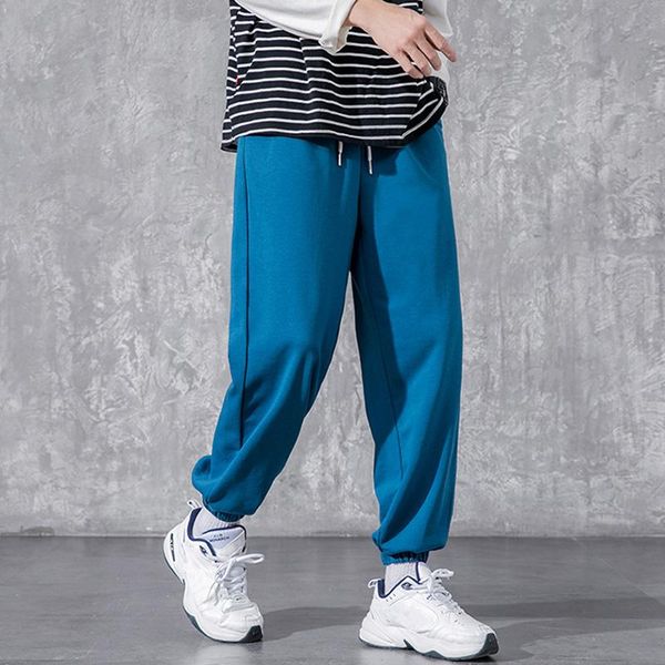 men autumn summer sports running pants loose fit sweatpants in pure color retro style mens street wear men's, Black
men autumn summer sports running pants loose fit sweatpants in pure color retro style mens street wear men's, Black