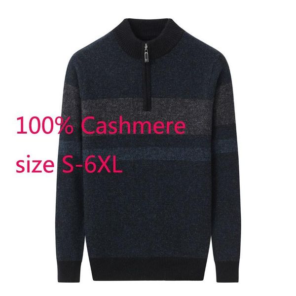 men's sweaters arrival men half high zipper collar warm large thickened autumn and winter pullovers 100% cashmere sweater plus size s-6, White;black
men's sweaters arrival men half high zipper collar warm large thickened autumn and winter pullovers 100% cashmere sweater plus size s-6, White;black