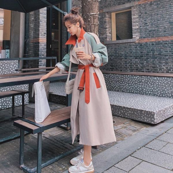 women's wool & blends 2021 women trench coat fashion fall winter casual cotton with over size vintage long jacket overcoat double breas, Black
women's wool & blends 2021 women trench coat fashion fall winter casual cotton with over size vintage long jacket overcoat double breas, Black