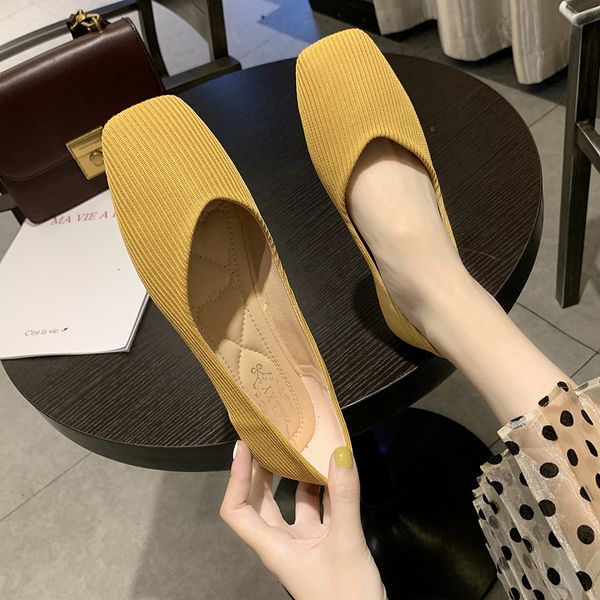 dress shoes women summer breathable knitted square head single spring casual lazy women's flat pregnant wdny, Black
dress shoes women summer breathable knitted square head single spring casual lazy women's flat pregnant wdny, Black