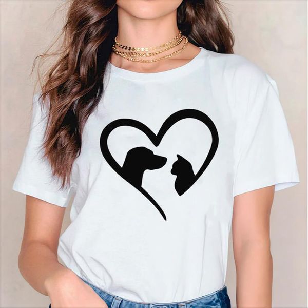 90s dog cat friends love womens geometric animal graphic ladies print lady female tee shirt, White
90s dog cat friends love womens geometric animal graphic ladies print lady female tee shirt, White