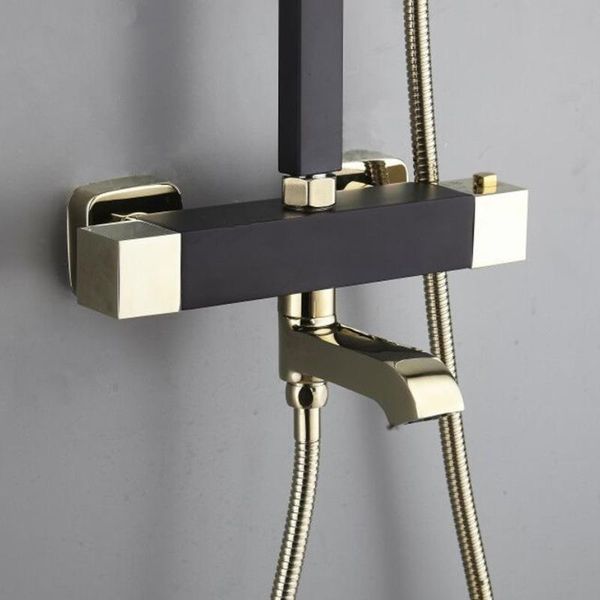 bathroom shower sets thermostatic faucet waterfall bathtub mixer taps black and gold wall mounted washing
bathroom shower sets thermostatic faucet waterfall bathtub mixer taps black and gold wall mounted washing