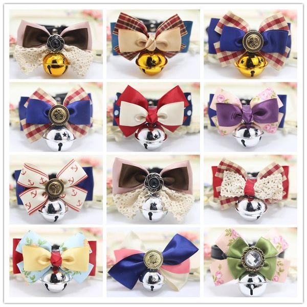 pet cat collar with bell lovely bow dog neck strap adjustable buckle kitten puppy animal accessories collars & leads
pet cat collar with bell lovely bow dog neck strap adjustable buckle kitten puppy animal accessories collars & leads