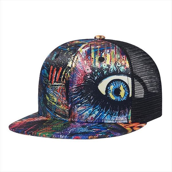 summer baseball mesh cap men eye pattern trucker hat women fashion graffiti snapback flat brim hip hop net streetwear, Blue;gray
summer baseball mesh cap men eye pattern trucker hat women fashion graffiti snapback flat brim hip hop net streetwear, Blue;gray
