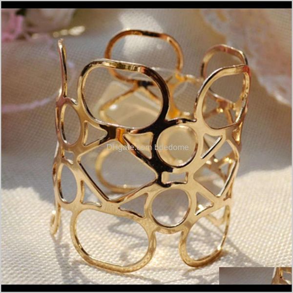 other bracelets drop delivery 2021 womens exaggerated bracelet gold plated hollowed out metal jewelry open wide face braceletqkio xfg4v, Golden;silver
other bracelets drop delivery 2021 womens exaggerated bracelet gold plated hollowed out metal jewelry open wide face braceletqkio xfg4v, Golden;silver