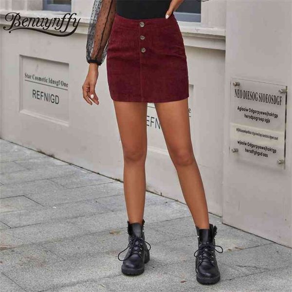 solid button front corduroy mini skirts womens autumn winter fashion street style high waist ladies bodycon skirt 210510, Black
solid button front corduroy mini skirts womens autumn winter fashion street style high waist ladies bodycon skirt 210510, Black