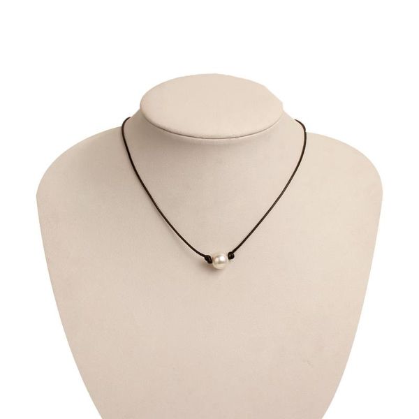 pendant necklaces leather rope exquisite european and beautiful necklace imitation pearl simple choker women statement jewelry, Silver
pendant necklaces leather rope exquisite european and beautiful necklace imitation pearl simple choker women statement jewelry, Silver