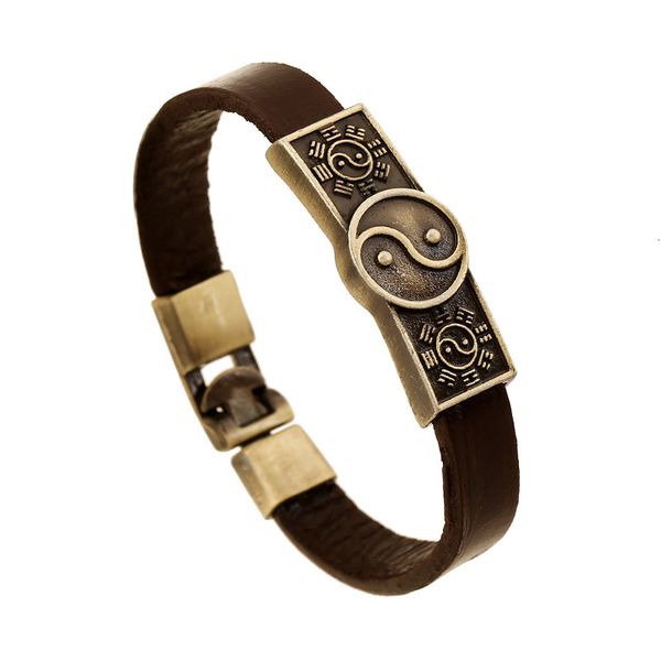 bangles bracelet gtd033 fashion national style cowhide alloy taiji bagua yin yang leather jewelry, Black
bangles bracelet gtd033 fashion national style cowhide alloy taiji bagua yin yang leather jewelry, Black