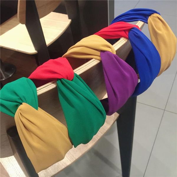 korea chic spliced color hairbands solid broad brim fabric headbands women knot turban hair accessories street fashion headdress
korea chic spliced color hairbands solid broad brim fabric headbands women knot turban hair accessories street fashion headdress