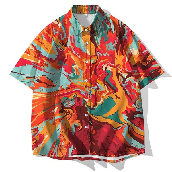 men's casual shirts 2021 mens button up shirt short sleeve men blouse summer loose abstract 3d printed hawaiian plus size s-4xl, White;black
men's casual shirts 2021 mens button up shirt short sleeve men blouse summer loose abstract 3d printed hawaiian plus size s-4xl, White;black