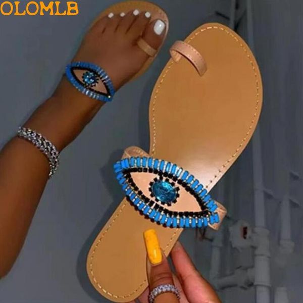 slippers 2021 summer fashion women's eye slippers, comfortable sandals, round-toe flat-bottom large size rhinestone gem, Black
slippers 2021 summer fashion women's eye slippers, comfortable sandals, round-toe flat-bottom large size rhinestone gem, Black