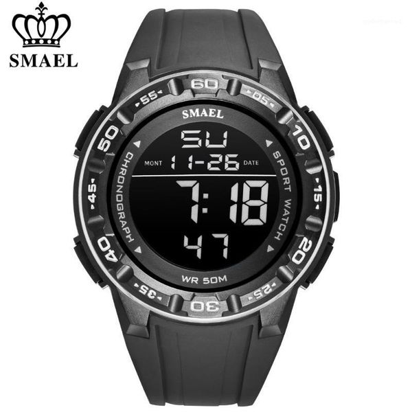 waterproof mens watches digital sport watch for men silicone strap military date wrist male clock wristwatches, Slivery;brown
waterproof mens watches digital sport watch for men silicone strap military date wrist male clock wristwatches, Slivery;brown