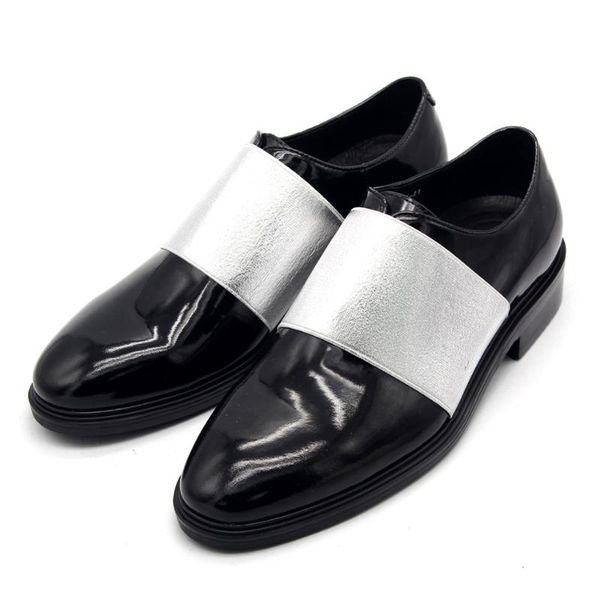 dress shoes shinny grain leather man oxfords flats slip on wedding patent designer spring formal business, Black
dress shoes shinny grain leather man oxfords flats slip on wedding patent designer spring formal business, Black
